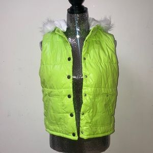 Children’s Place Puffer Vest Hoodie XL